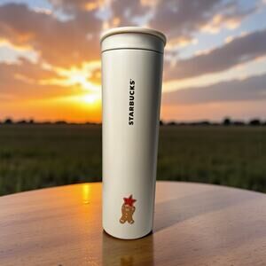 Starbucks Cookie House Wilson 16oz Stainless Steel Tumbler NWT